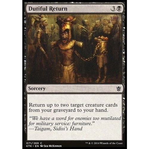 Dutiful Return - KTK