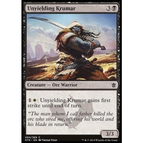 Unyielding Krumar FOIL - KTK