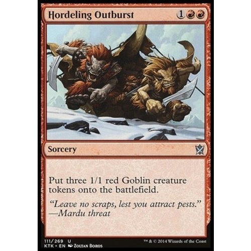 Hordeling Outburst FOIL - KTK