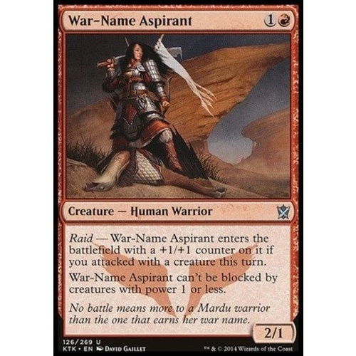 War-Name Aspirant - KTK
