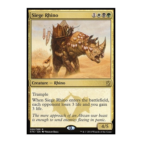 Siege Rhino FOIL - KTK