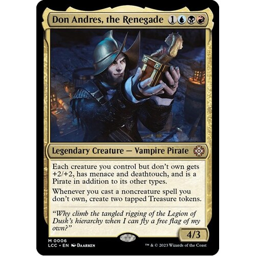 Don Andres, the Renegade - LCC