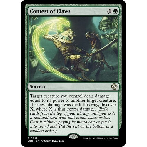 Contest of Claws - LCC