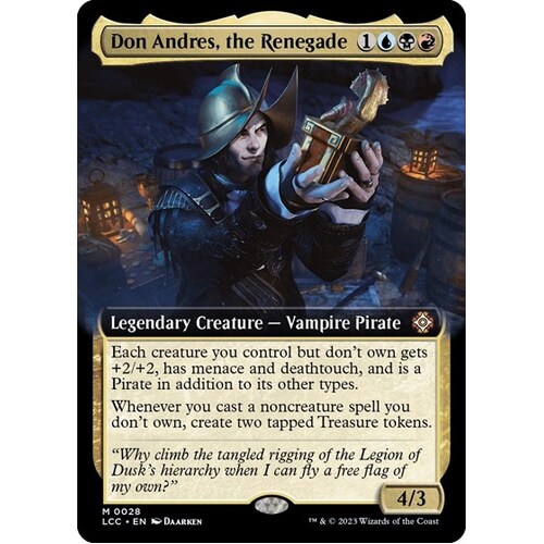 Don Andres, the Renegade (Extended Art) - LCC