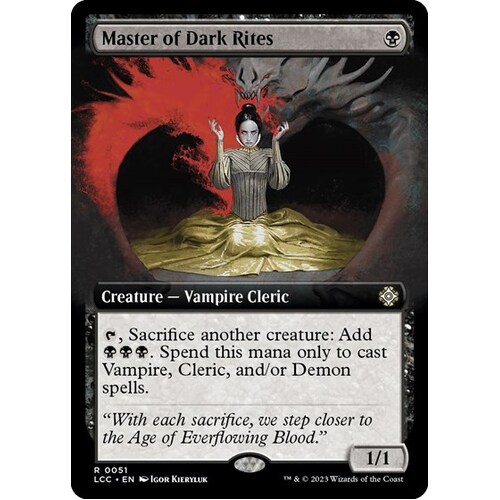 Master of Dark Rites (Extended Art) - LCC