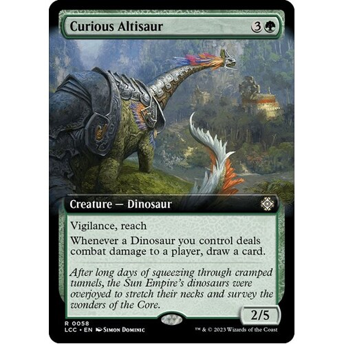 Curious Altisaur (Extended Art) - LCC