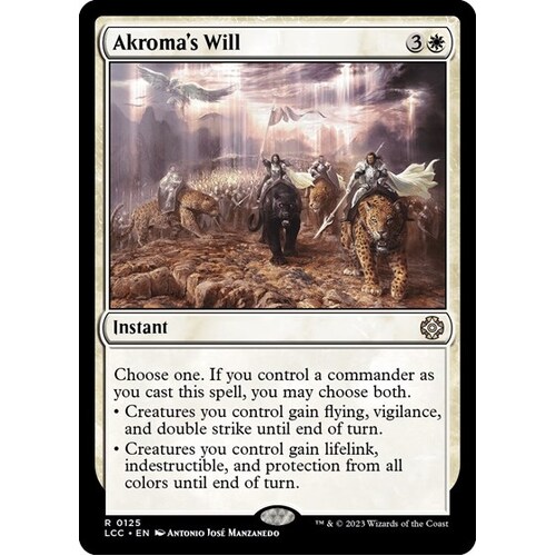 Akroma's Will - LCC