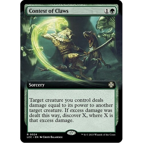 Contest of Claws (Extended Art) FOIL - LCC