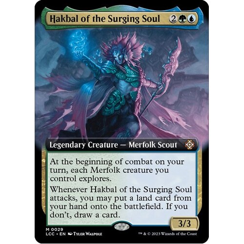 Hakbal of the Surging Soul (Extended Art) FOIL - LCC