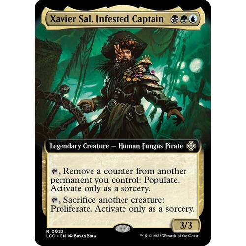 Xavier Sal, Infested Captain (Extended Art) FOIL - LCC