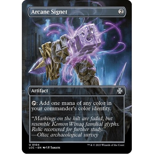 Arcane Signet (Borderless) FOIL - LCC