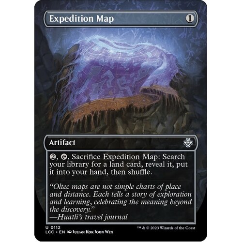 Expedition Map (Borderless) FOIL - LCC