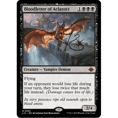 Bloodletter of Aclazotz - LCI