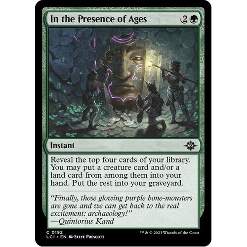 In the Presence of Ages - LCI