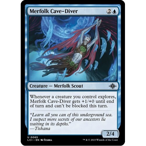 Merfolk Cave-Diver FOIL - LCI