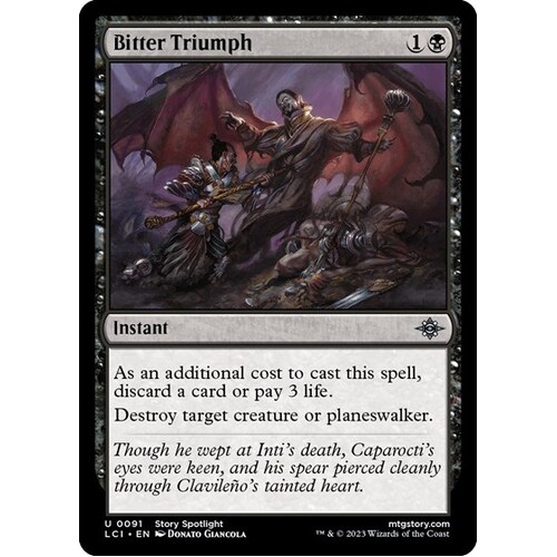 Bitter Triumph FOIL - LCI