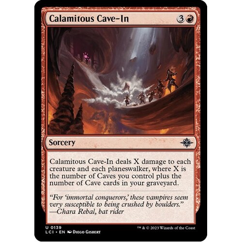 Calamitous Cave-In FOIL - LCI