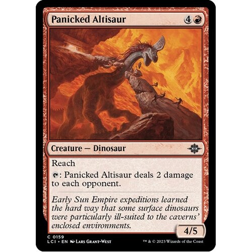 Panicked Altisaur FOIL - LCI
