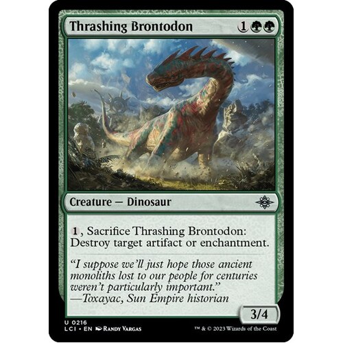 Thrashing Brontodon FOIL - LCI