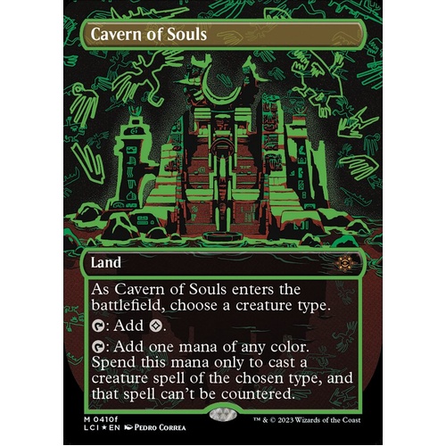 Cavern of Souls (0410f) (Borderless) FOIL - LCI