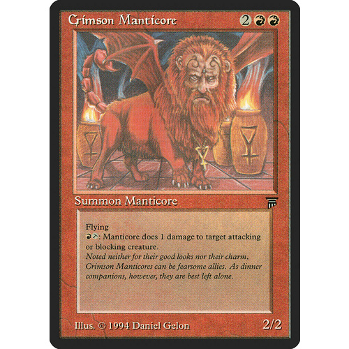 Crimson Manticore - LEG