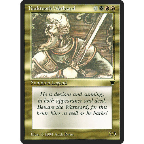 Barktooth Warbeard - LEG