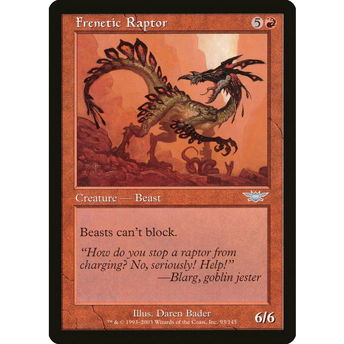 Frenetic Raptor - LGN