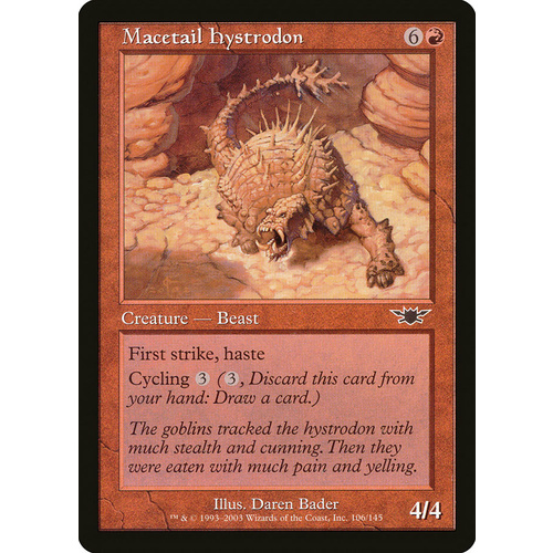 Macetail Hystrodon - LGN