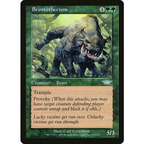 Brontotherium - LGN