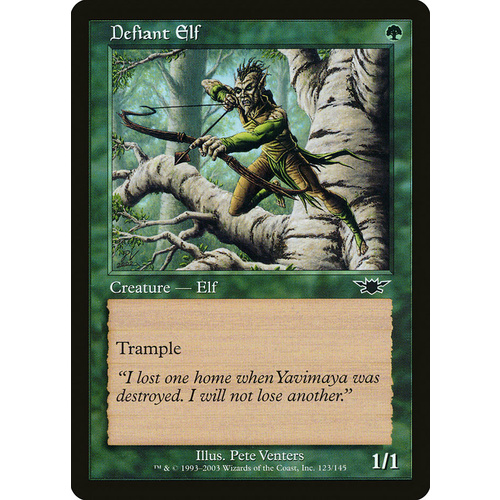 Defiant Elf - LGN