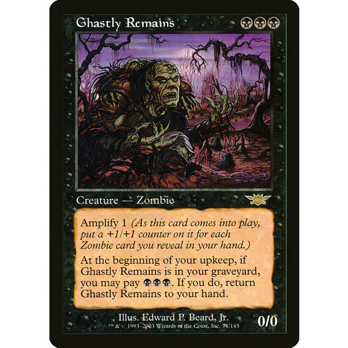 Ghastly Remains FOIL - LGN