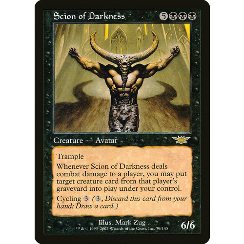 Scion of Darkness FOIL - LGN