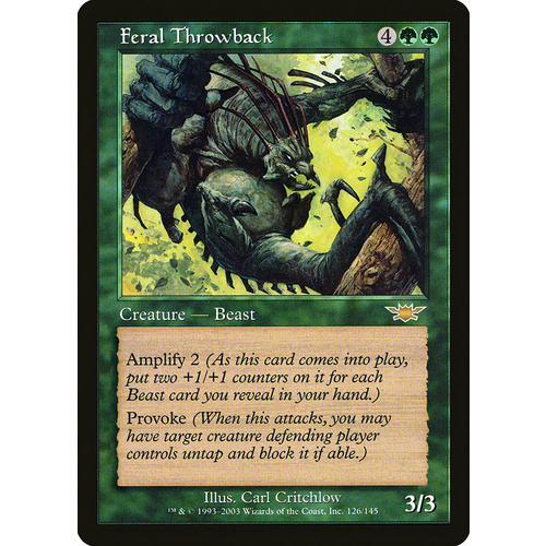 Feral Throwback FOIL - LGN