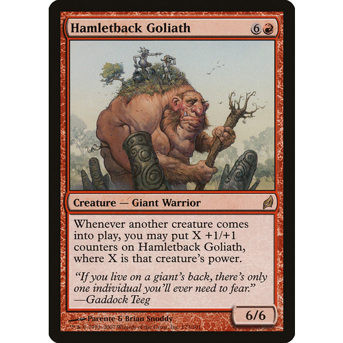 Hamletback Goliath - LRW