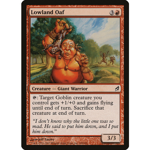 Lowland Oaf - LRW