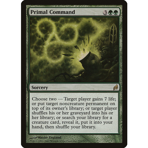 Primal Command - LRW