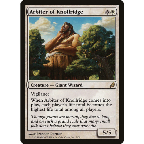 Arbiter of Knollridge FOIL - LRW