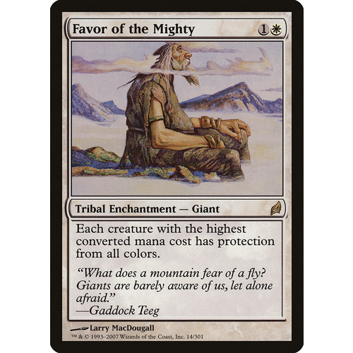 Favor of the Mighty FOIL - LRW