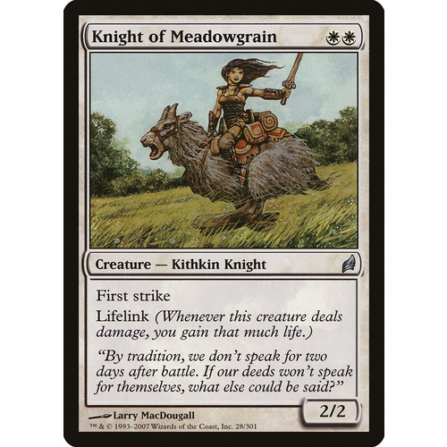 Knight of Meadowgrain FOIL - LRW