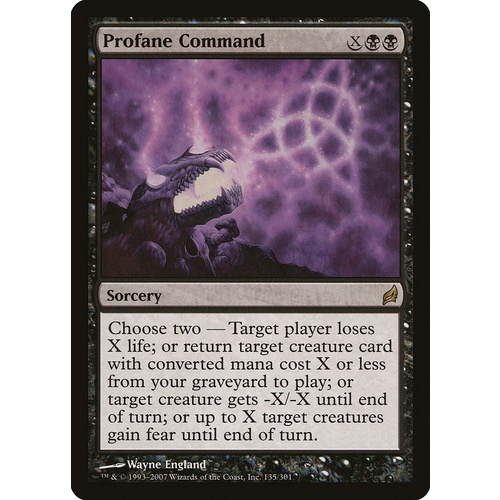 Profane Command FOIL - LRW
