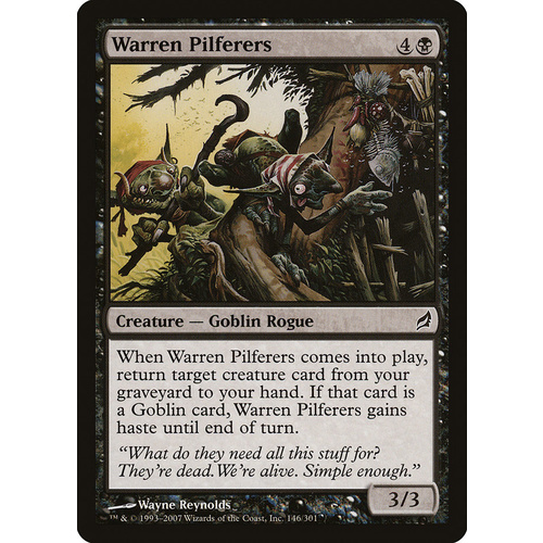 Warren Pilferers FOIL - LRW