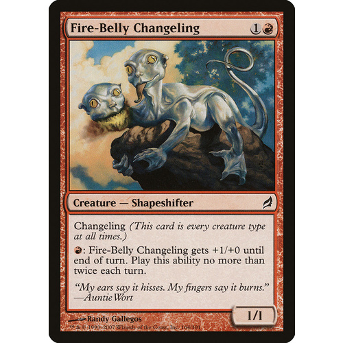 Fire-Belly Changeling FOIL - LRW