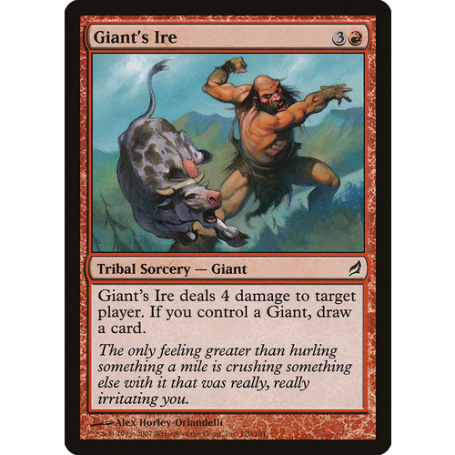 Giant's Ire FOIL - LRW