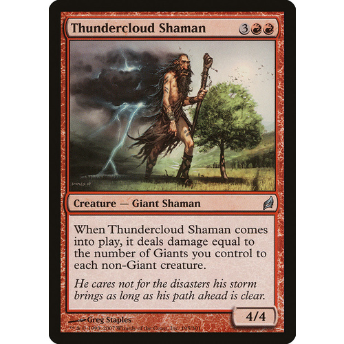 Thundercloud Shaman FOIL - LRW