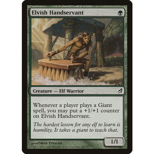 Elvish Handservant FOIL - LRW