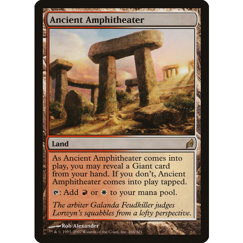 Ancient Amphitheater FOIL - LRW