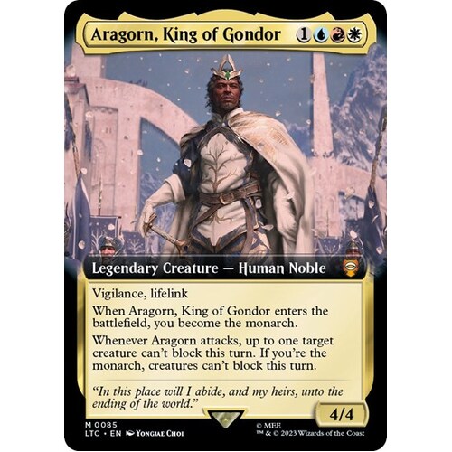Aragorn, King of Gondor (Extended Art) - LTC