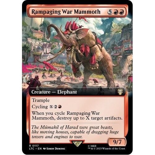 Rampaging War Mammoth (Extended Art) - LTC