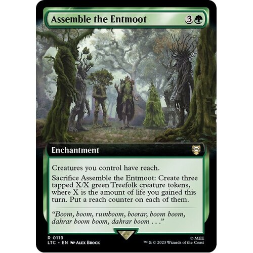 Assemble the Entmoot (Extended Art) - LTC