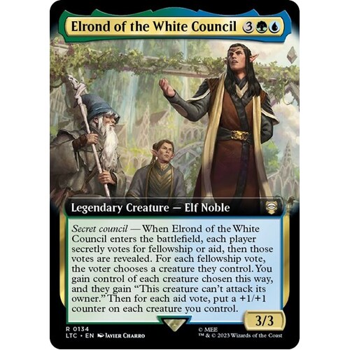Elrond of the White Council (Extended Art) - LTC